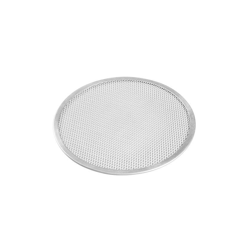 14 tommer rundformet aluminiumspizza -skjerm for pizza